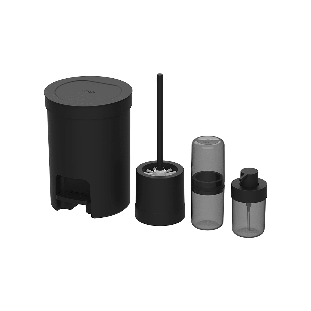 Kit Organizadores de Banheiro Ou 4 peças Peças Linha Vita - Ou