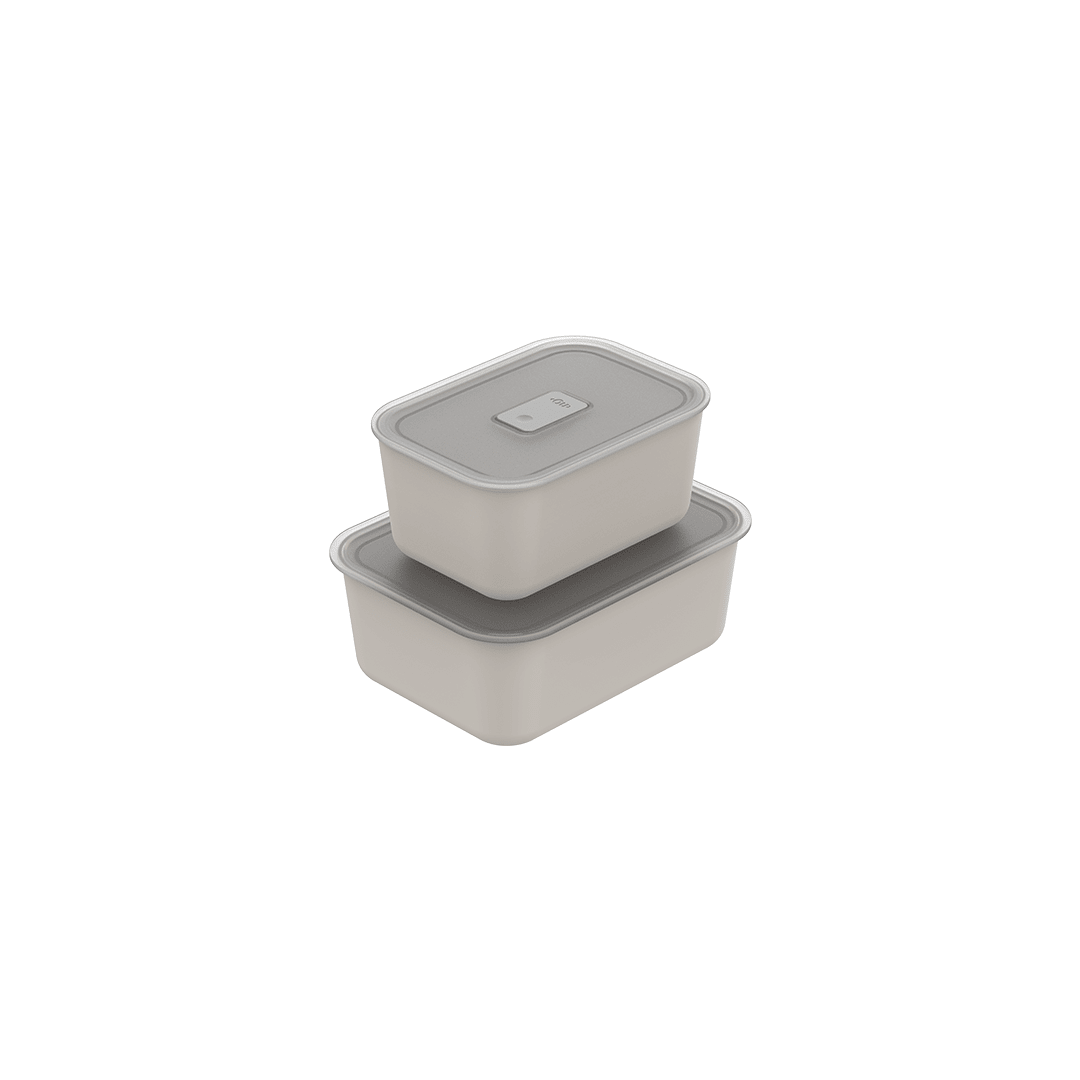 Kit Potes Herméticos Para Marmita 2 Peças Linha Move Lock - Ou