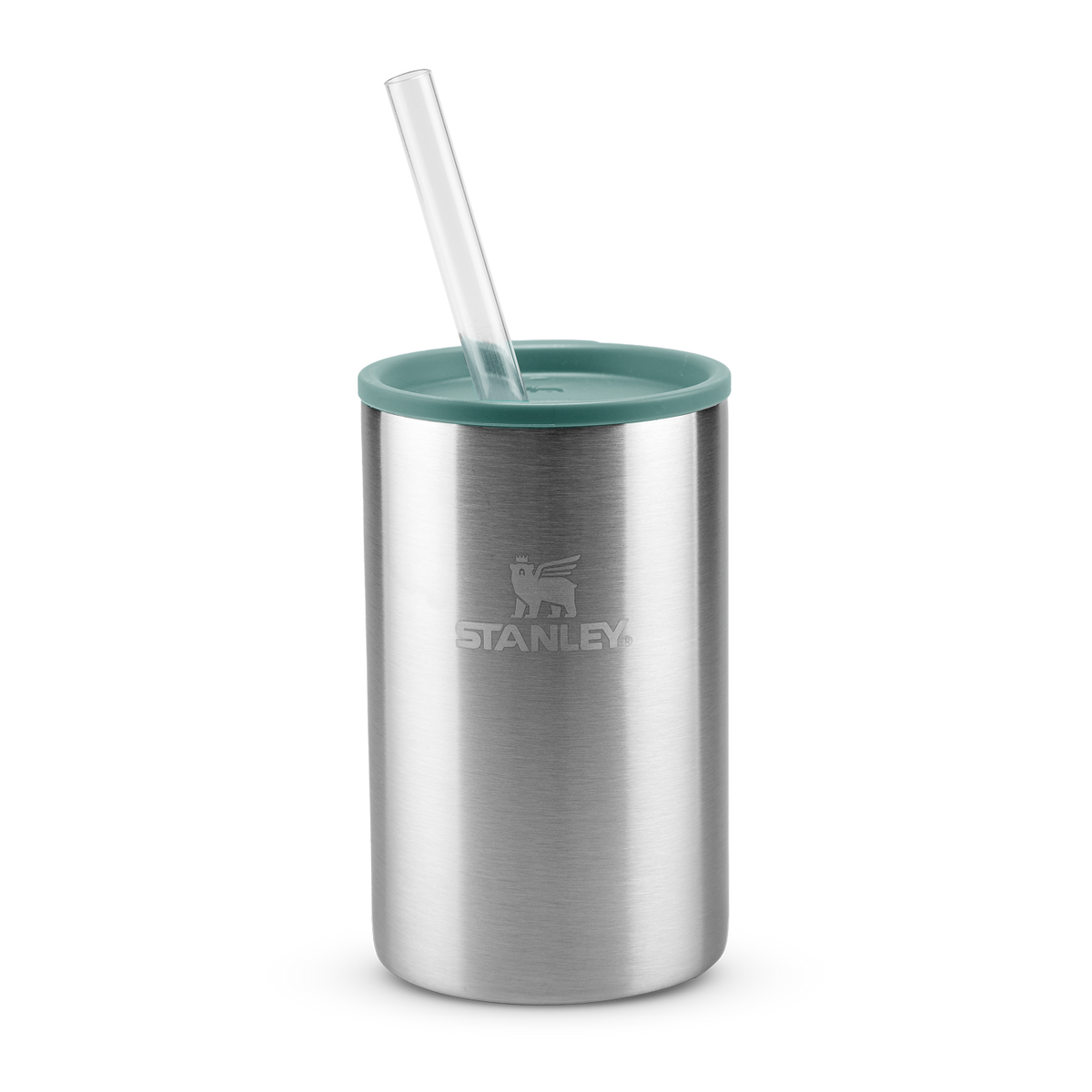 Copo Térmico 3 em 1 com tampa e canudo Stainless Steel Shale | 296ML