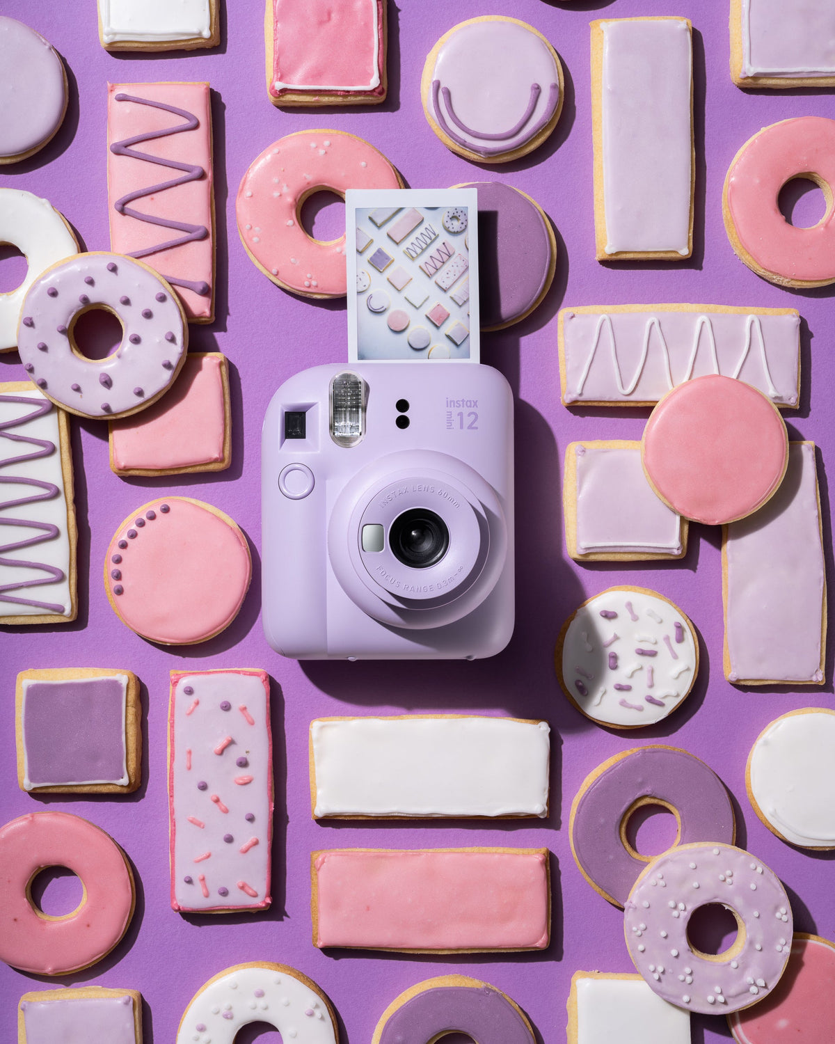 Câmera Instantânea Fujifilm instax mini 12™ Lilás Candy