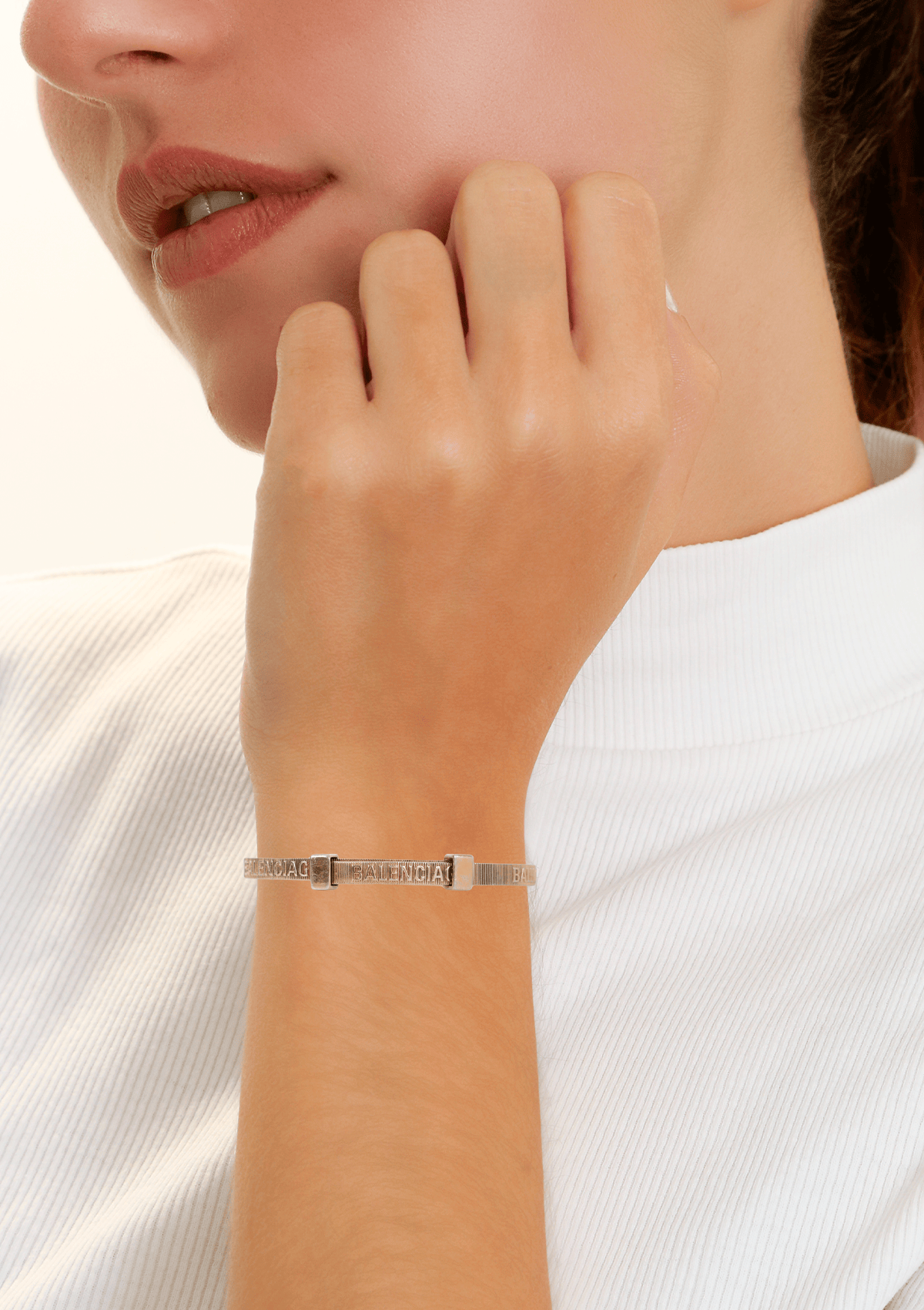 FORCE STRIPED BANGLE BRACELET
