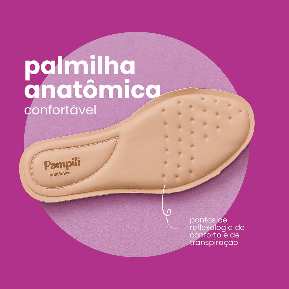 Sapato Infantil Pampili Angel Laço com Brilho Dourado