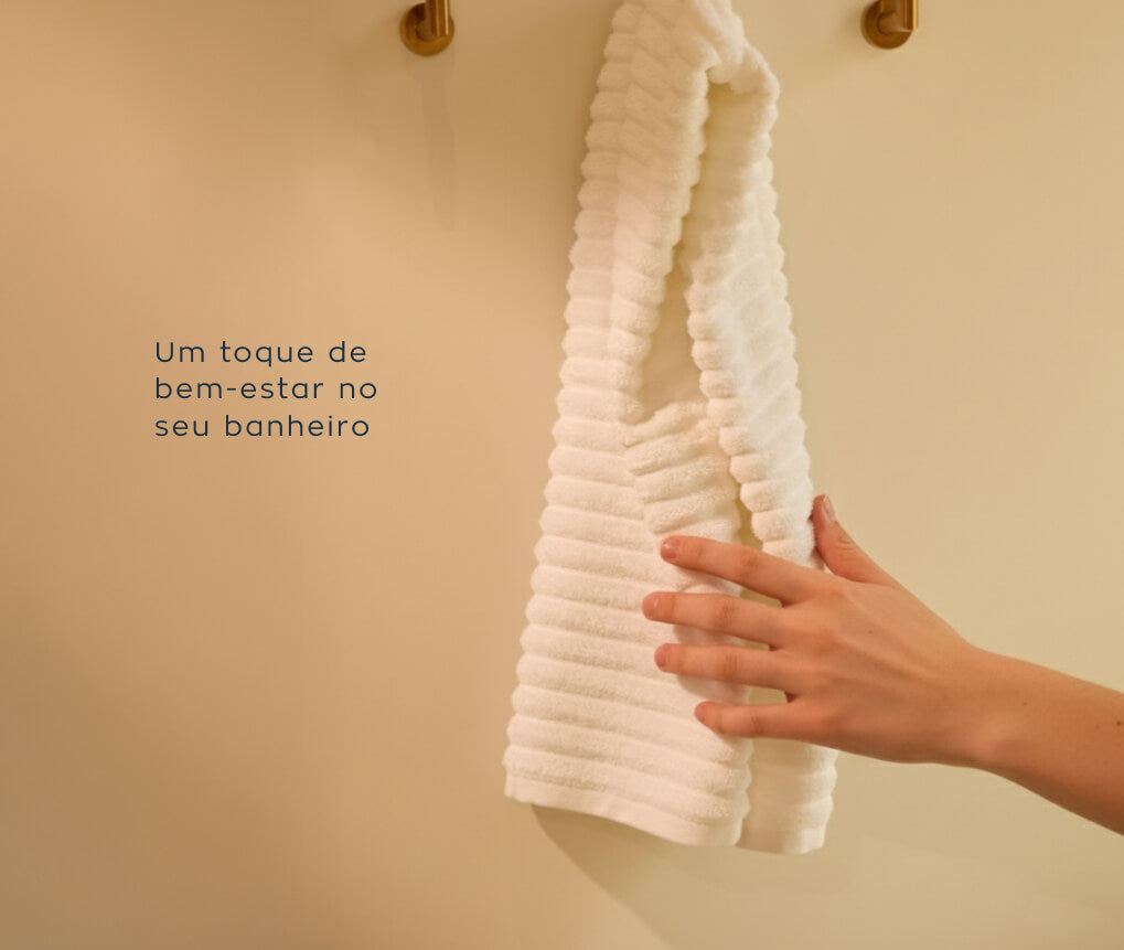 Jogo de Toalhas Voucler Meadow Branca