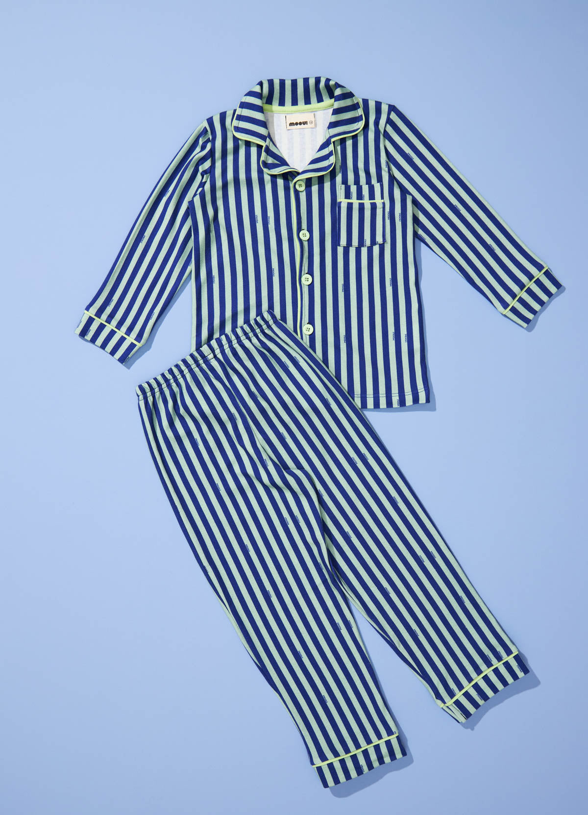 Pijama Americano Infantil Longo - Listrado Cósmico