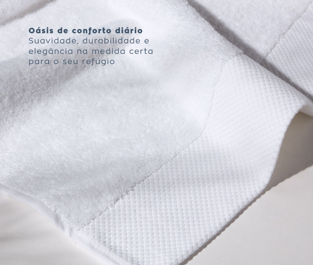 Jogo de Toalhas Voucler Oasis Branco